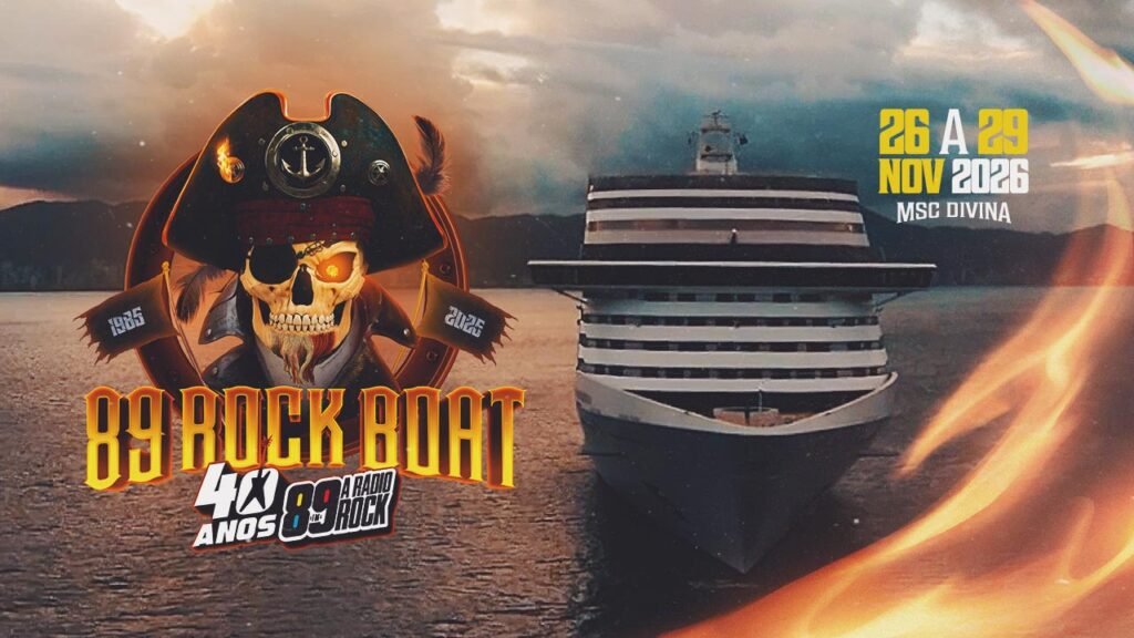 Cruzeiro 89 Rock Boat Com 89 Rádio Rock em Alto