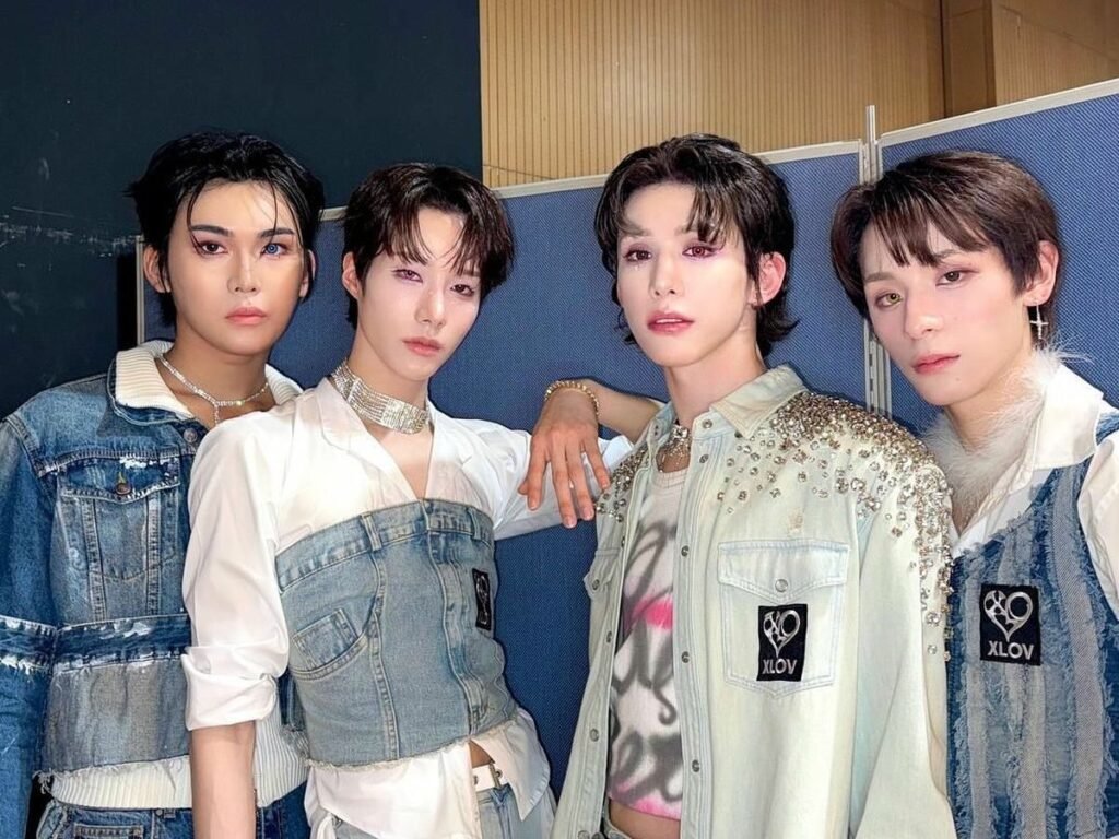 Show do grupo de K-pop XLOV em São Paulo