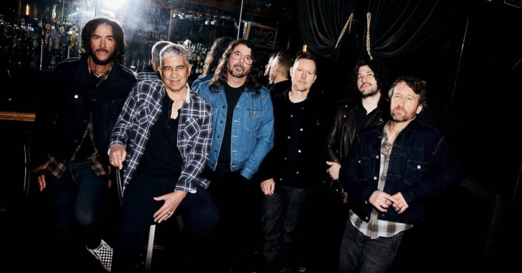 Foo Fighters se apresentando no Rock in Rio 2026