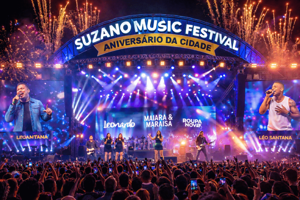 Ingressos, Datas e Programação Shows do Suzano Music Festival