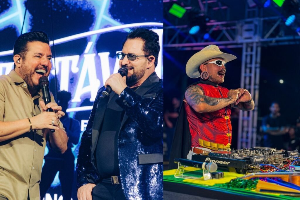 Banner da ExpoLondrina 2026 com artistas confirmados Bruno e Marrone e Jiraya Uai