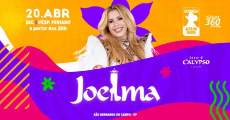 Joelma se apresentando no show da Revolução do Calypso com energia vibrante e público animado.