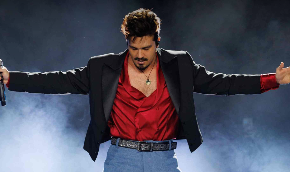 Luan Santana se apresentando no Expogrande 2026 em Campo Grande