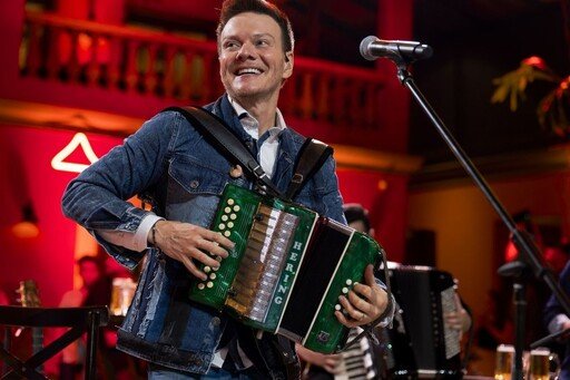 Show de Michel Teló na Praça Fernando Abbott em São Gabriel para celebração dos 180 anos da cidade