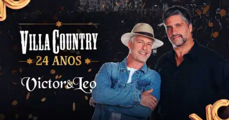 Victor & Leo se apresentam no Villa Country durante a comemoração de 24 anos do local