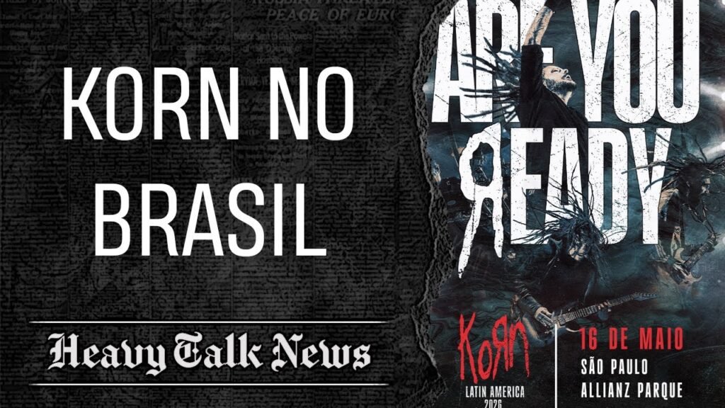 Show da banda Korn ao vivo no Allianz Parque em São Paulo - Brasil