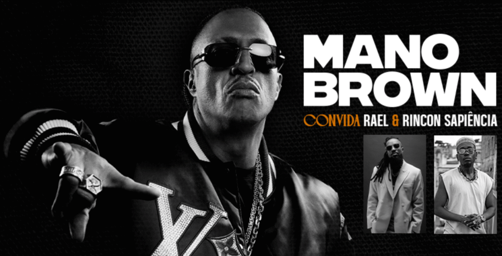 Mano Brown: Ingressos e Agenda do Show com Rael e Rincon