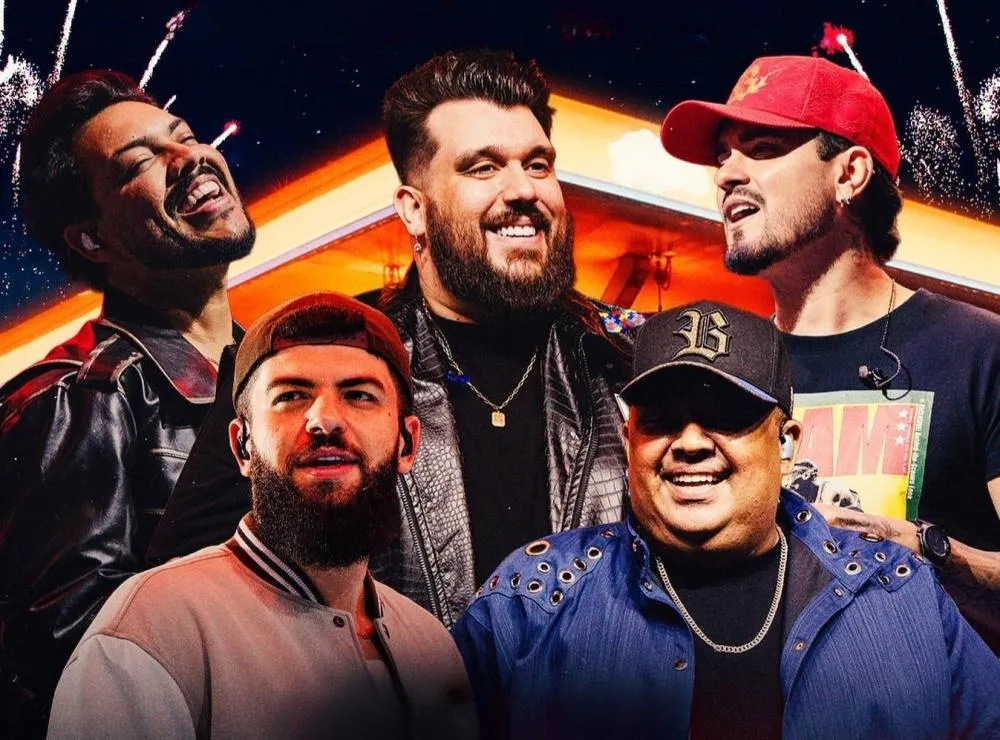 Artistas Ícaro & Gilmar, Humberto & Ronaldo e Panda se apresentam no festival Cê tá Doido em Campo Grande