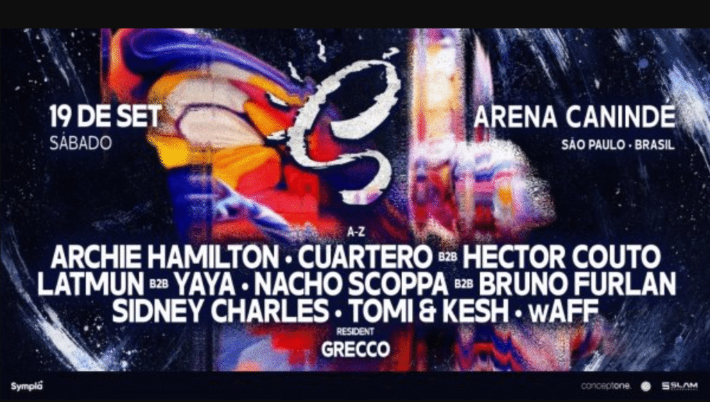 SUN.SP 2026 em São Paulo com line-up de tech house na Arena Canindé