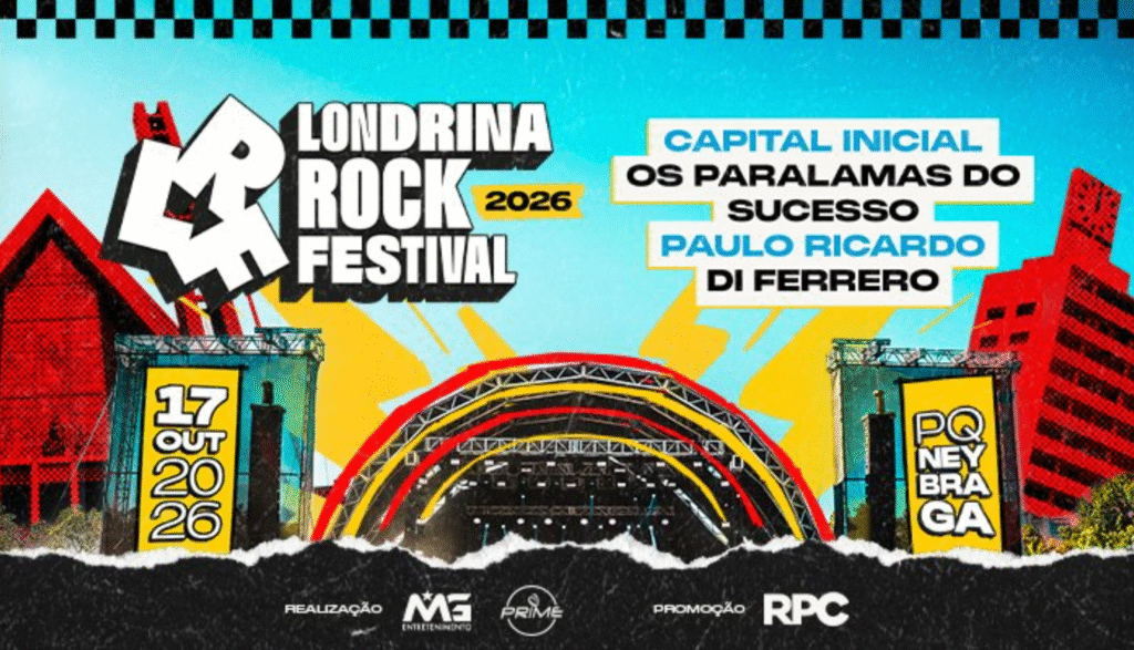 Público durante show no Londrina Rock Festival 2026 em Londrina
