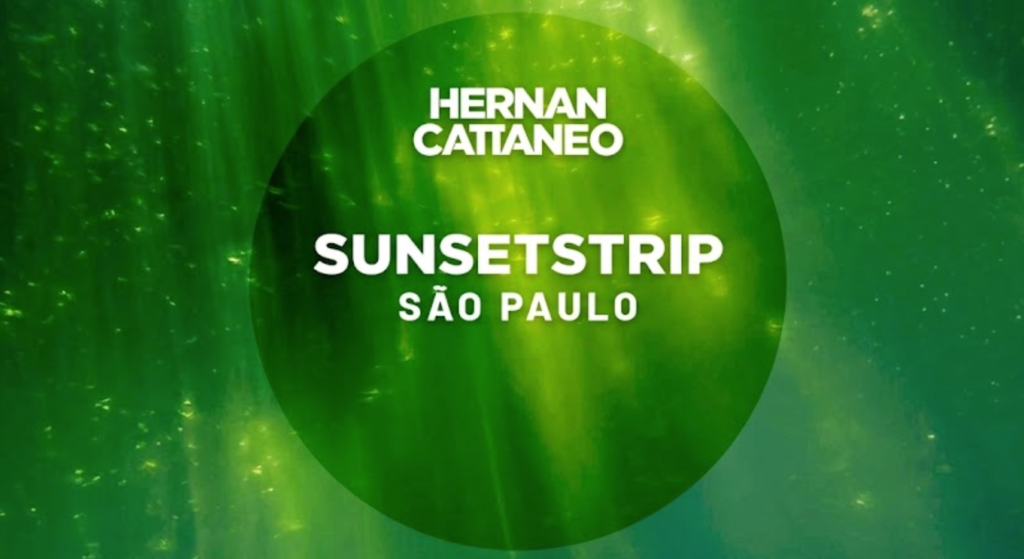 Hernán Cattáneo se apresentando no Sunsetstrip São Paulo 2026 ao ar livre