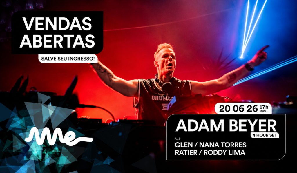 Adam Beyer durante apresentação no Ame Club 2026