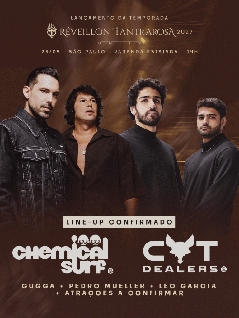Festival Unity em São Paulo com público vibrando ao som de artistas como Cat Dealers e Chemical Surf