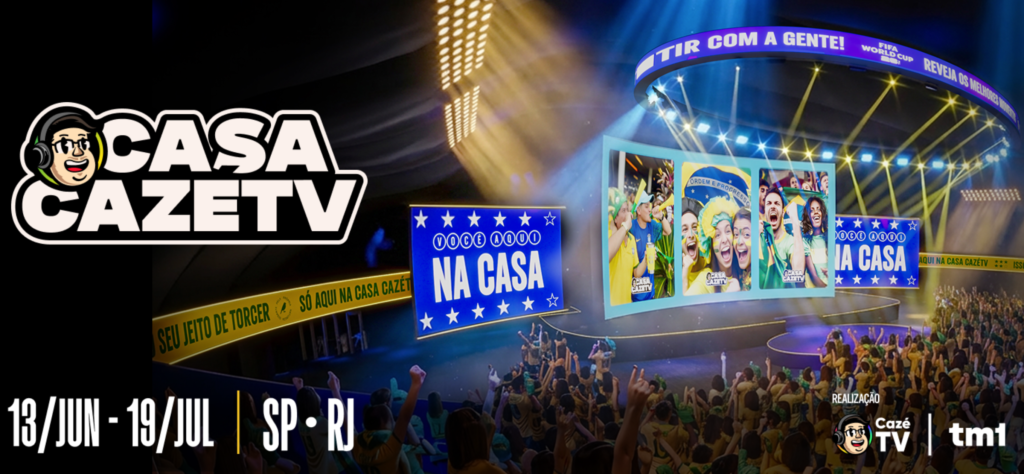 Casa CazéTV Copa 2026