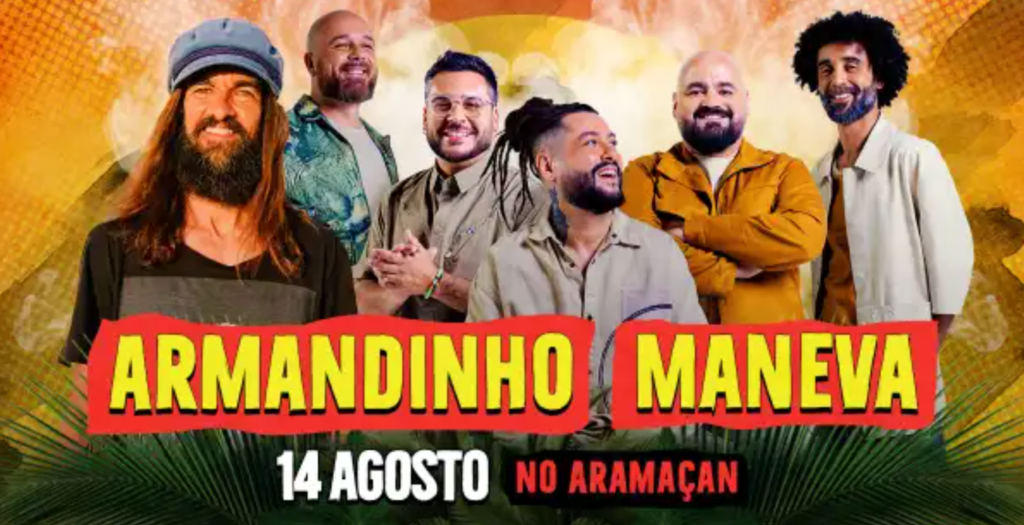 Show de Armandinho e Maneva no Clube Atlético Aramaçan em Santo André