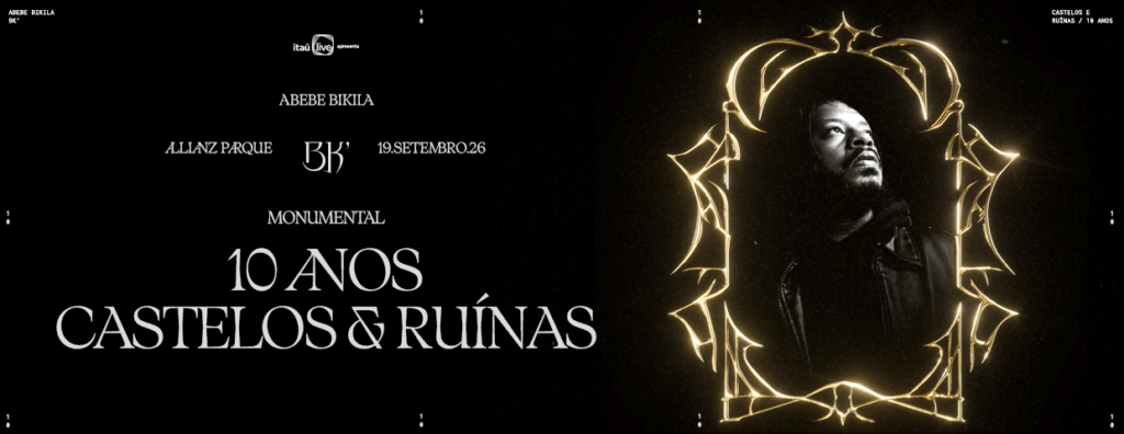 BK' se apresentando no Allianz Parque em São Paulo para celebrar 10 anos de Castelos & Ruínas