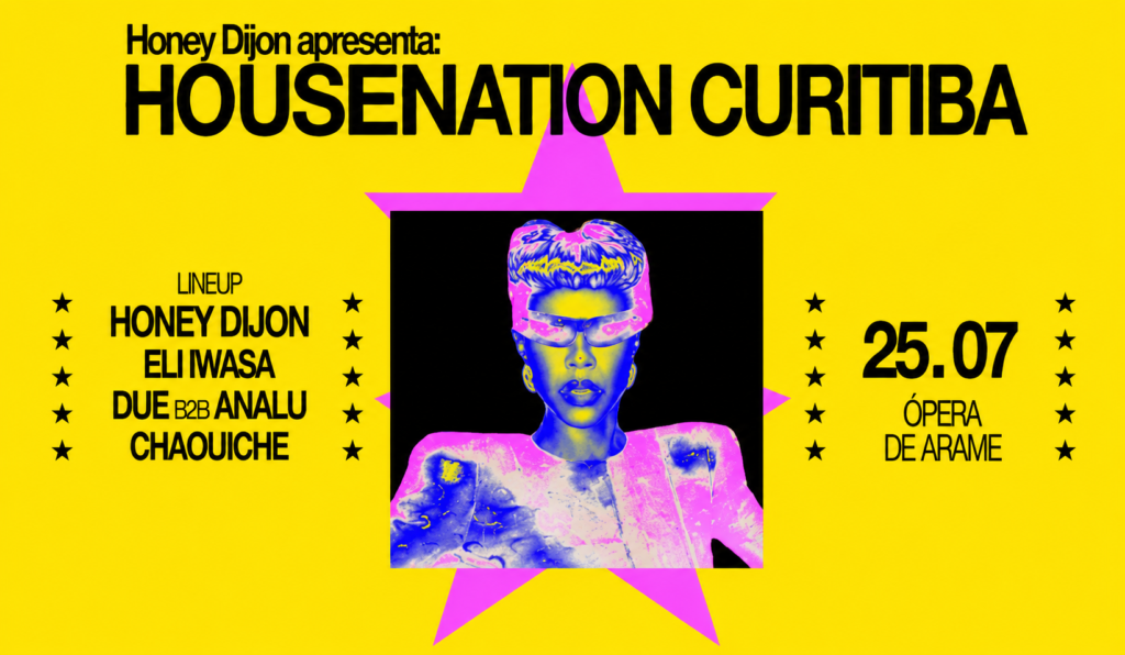 Honey Dijon se apresenta na Ópera de Arame em Curitiba durante o Housenation 2026