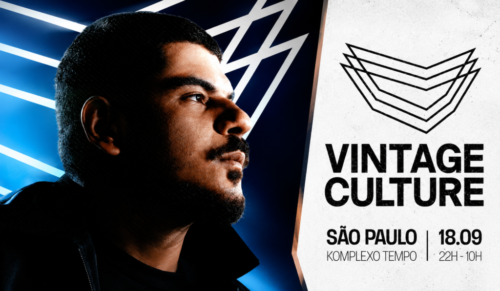Vintage Culture durante apresentação em São Paulo no Komplexo Tempo em 2026