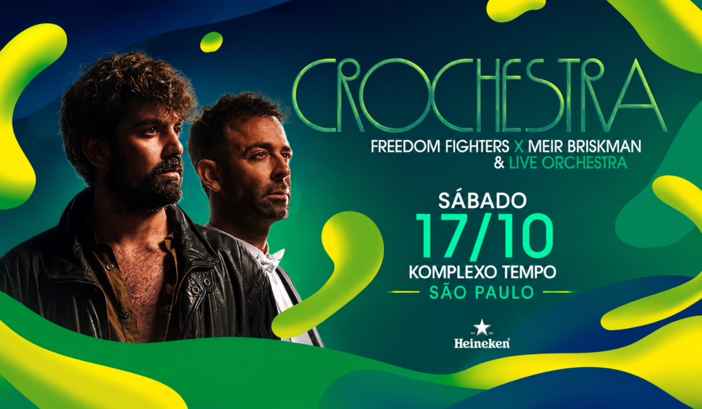 Crochestra com Freedom Fighters e Meir Briskman ao vivo no Komplexo Tempo, em São Paulo.