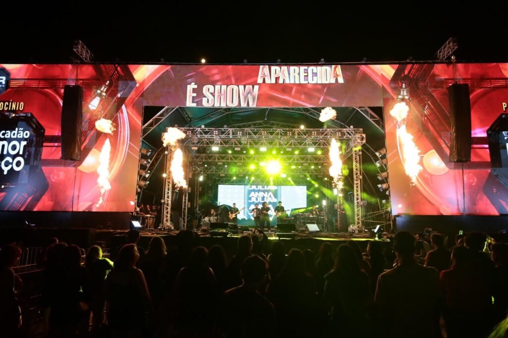 Atrações do festival Aparecida é Show 2026 em Aparecida de Goiânia, com destaque para Zezé Di Camargo e Nattan