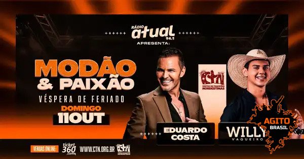 Show de Eduardo Costa e Willy Vaqueiro em São Paulo