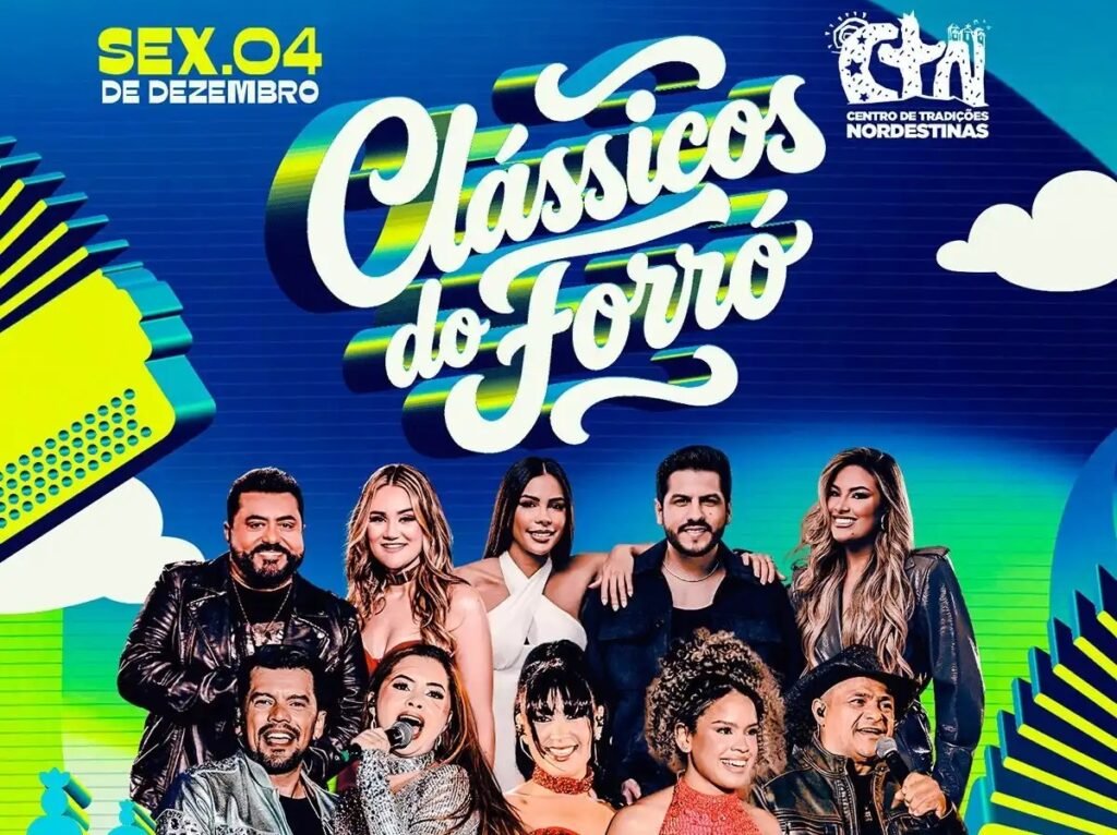 Show de forró com as bandas Limão com Mel, Magníficos e Mastruz com Leite no Centro de Tradições Nordestinas em São Paulo